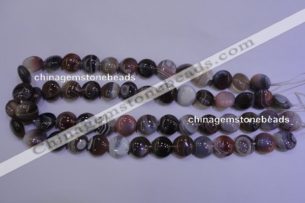 CAG4444 15.5 inches 16mm flat round botswana agate beads wholesale