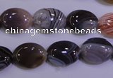 CAG4453 15.5 inches 12*16mm oval botswana agate beads wholesale