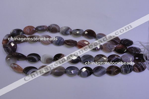 CAG4465 15.5 inches 15*20mm faceted oval botswana agate beads