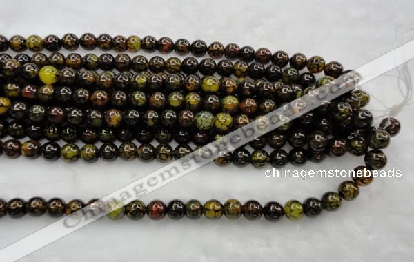 CAG449 15.5 inches 16mm round agate gemstone beads Wholesale