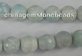 CAG4515 15.5 inches 10mm faceted round fire crackle agate beads