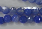 CAG4532 15.5 inches 10mm faceted round agate beads wholesale