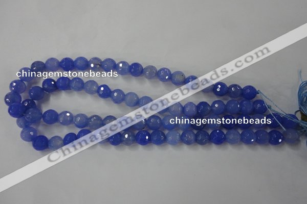 CAG4532 15.5 inches 10mm faceted round agate beads wholesale