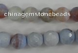 CAG4533 15.5 inches 10mm faceted round agate beads wholesale