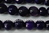 CAG4633 15.5 inches 6mm faceted round fire crackle agate beads