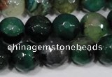 CAG4657 15.5 inches 8mm faceted round fire crackle agate beads