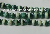 CAG4694 15.5 inches 6mm faceted round tibetan agate beads wholesale