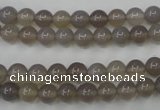 CAG4770 15 inches 6mm round grey agate beads wholesale