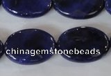 CAG4898 15 inches 18*25mm faceted oval fire crackle agate beads