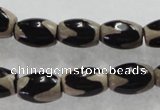 CAG5084 15.5 inches 8*12mm drum tibetan agate beads wholesale