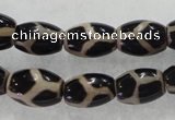 CAG5087 15.5 inches 8*12mm drum tibetan agate beads wholesale