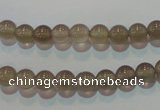 CAG5240 15.5 inches 6mm round Brazilian grey agate beads wholesale