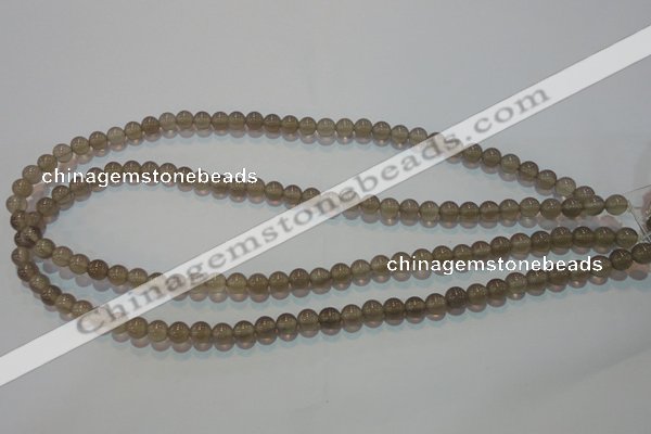 CAG5240 15.5 inches 6mm round Brazilian grey agate beads wholesale