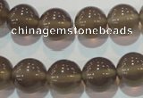 CAG5243 15.5 inches 12mm round Brazilian grey agate beads wholesale