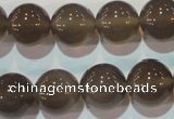 CAG5244 15.5 inches 14mm round Brazilian grey agate beads wholesale