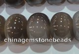 CAG5254 15.5 inches 15*20mm rondelle Brazilian grey agate beads