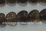 CAG5265 15.5 inches 12*12mm heart Brazilian grey agate beads