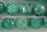 CAG5312 15.5 inches 10mm faceted round peafowl agate gemstone beads