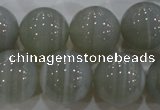 CAG5326 15.5 inches 18mm round grey line agate beads wholesale