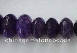 CAG5414 8*12mm – 13*22mm faceted rondelle dragon veins agate beads