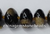 CAG5433 7*11mm – 15*22mm rondelle agate druzy geode agate beads