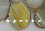 CAG5474 15.5 inches 16*22mm - 25*38mm freeform agate gemstone beads