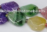 CAG5493 15.5 inches 18*22mm freeform agate gemstone beads