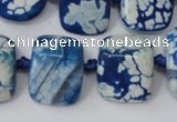 CAG5521 15.5 inches 17*20mm nuggets agate gemstone beads