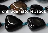 CAG5529 15.5 inches 14*18mm - 22*32mm nuggets agate gemstone beads