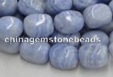 CAG556 16 inches 13*18mm freeform blue agate beads wholesale