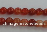 CAG5560 15.5 inches 4mm round natural fire agate beads wholesale