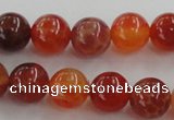 CAG5562 15.5 inches 8mm round natural fire agate beads wholesale