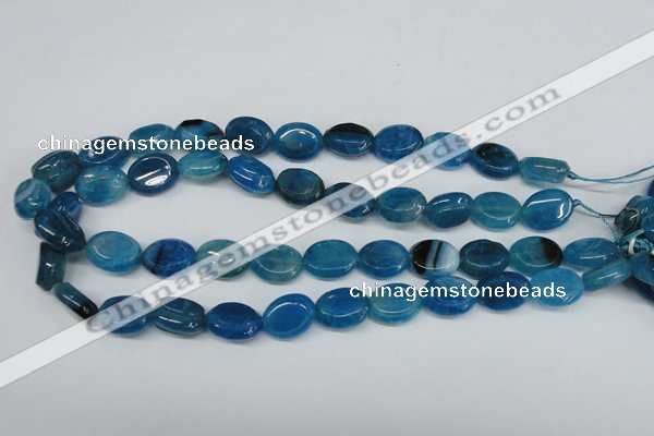 CAG5621 15 inches 13*16mm oval dragon veins agate beads wholesale