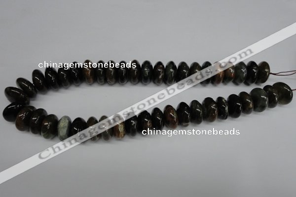 CAG5642 15 inches 8*17mm rondelle agate gemstone beads wholesale