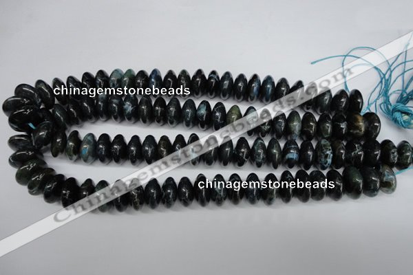 CAG5643 15 inches 8*16mm rondelle agate gemstone beads wholesale