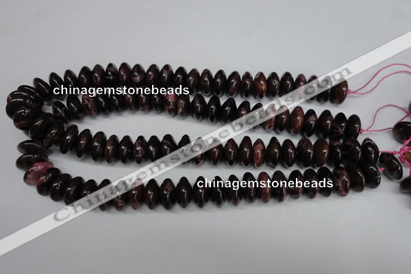 CAG5644 15 inches 8*16mm rondelle agate gemstone beads wholesale