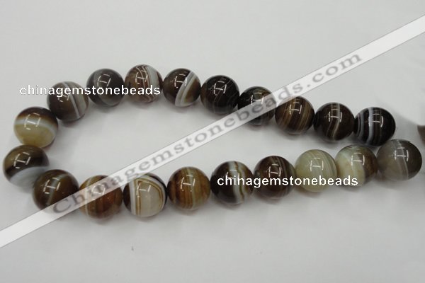 CAG5906 15 inches 18mm round Madagascar agate gemstone beads