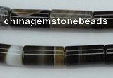 CAG5919 15 inches 10*20mm tube Madagascar agate gemstone beads