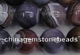 CAG5957 15.5 inches 18mm round botswana agate beads wholesale