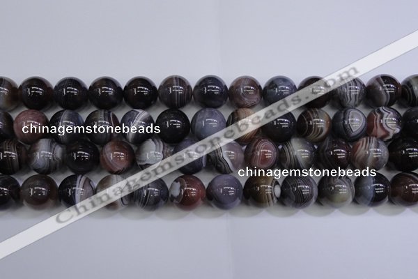 CAG5957 15.5 inches 18mm round botswana agate beads wholesale