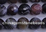 CAG5962 15.5 inches 10mm faceted round botswana agate beads wholesale