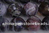 CAG5964 15.5 inches 14mm faceted round botswana agate beads wholesale