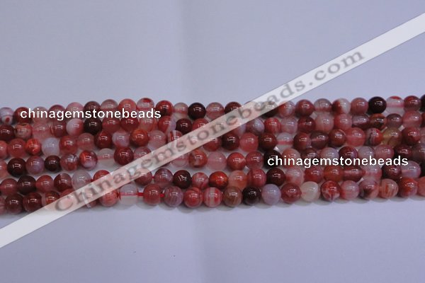 CAG6111 15.5 inches 6mm round south red agate gemstone beads