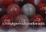 CAG6114 15.5 inches 12mm round south red agate gemstone beads