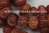 CAG617 15.5 inches 12*16mm rondelle natural fire agate beads