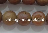 CAG6334 15 inches 12mm faceted round plated druzy agate beads