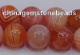 CAG6344 15 inches 12mm round red botswana agate beads wholesale