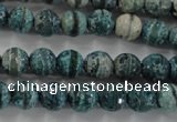 CAG6407 15 inches 10mm faceted round tibetan agate gemstone beads