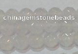 CAG6513 15.5 inches 10mm faceted round Brazilian white agate beads