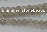 CAG6531 15.5 inches 4mm round Brazilian grey agate beads